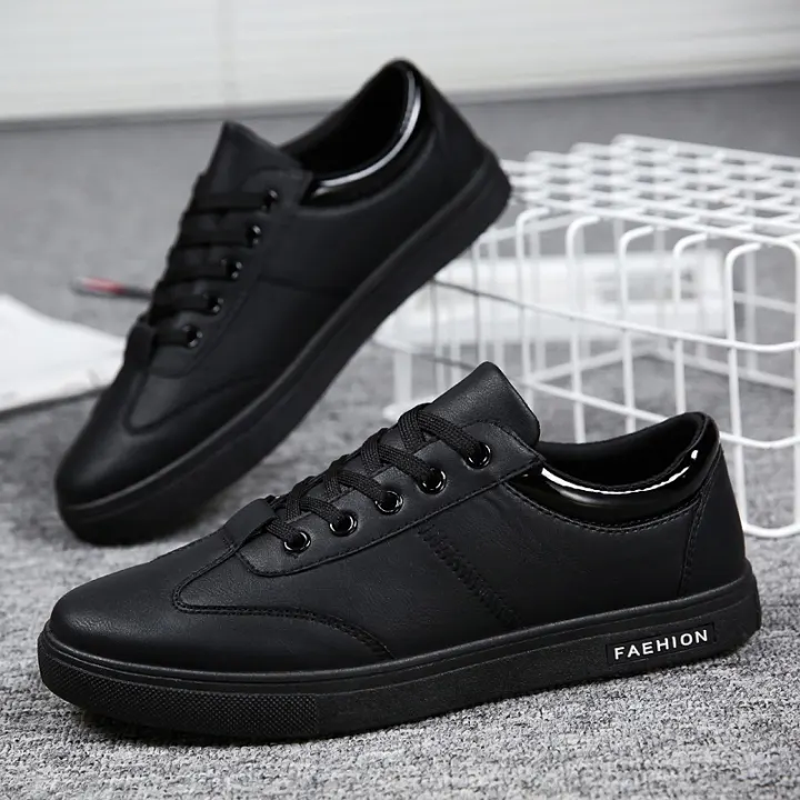 non slip black shoes for work
