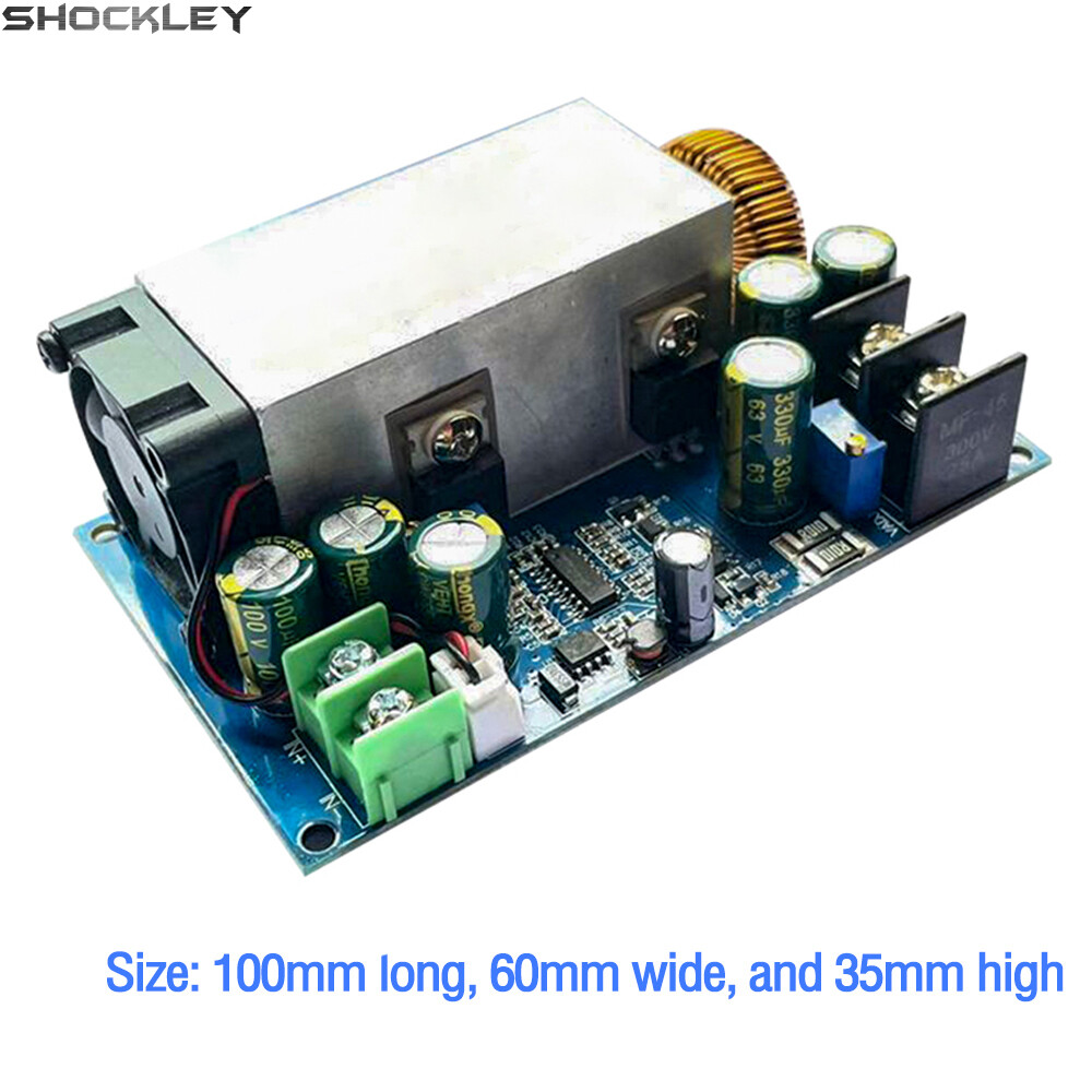 Shockley dc-dc buck boost converter module 12-75v to 2.5-60v step down up voltage regulator constant current power supply