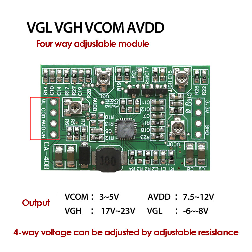 VOKTTA CA-508 Nguyên Bản CA-408 Tăng Áp Bốn Chiều Điều Chỉnh Được Mô-đun TCON