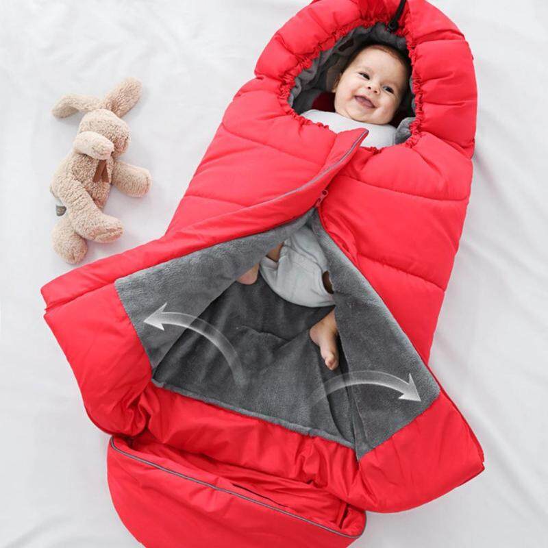 Baby Sleeping Bag Winter Thickened Children Anti-kicking Stroller Sleeping Nest Singapore