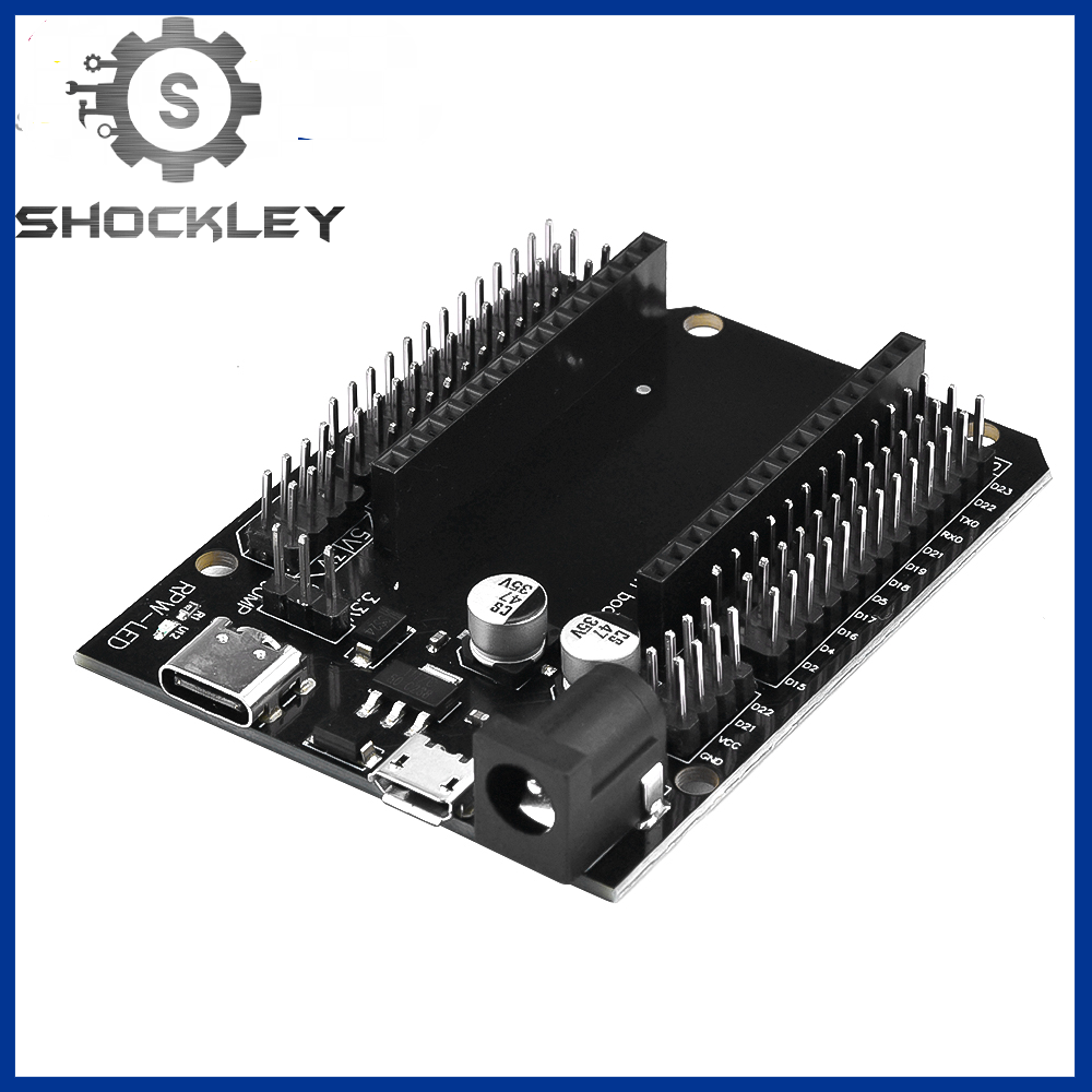 Shockley esp32 super breakout board expansion board 3 types outputs for esp32 module esp-wroom-32 esp32 block pcb