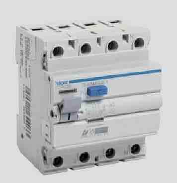 HAGER CE440B 40A 4 POLE 100mA ELCB RCCB | Lazada