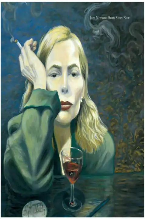 Joni Mitchell Both Sides Now Music Album Painting Cover Art Poster Canvas Painting Home Decor Posters And Prints Xcm Lazada Singapore