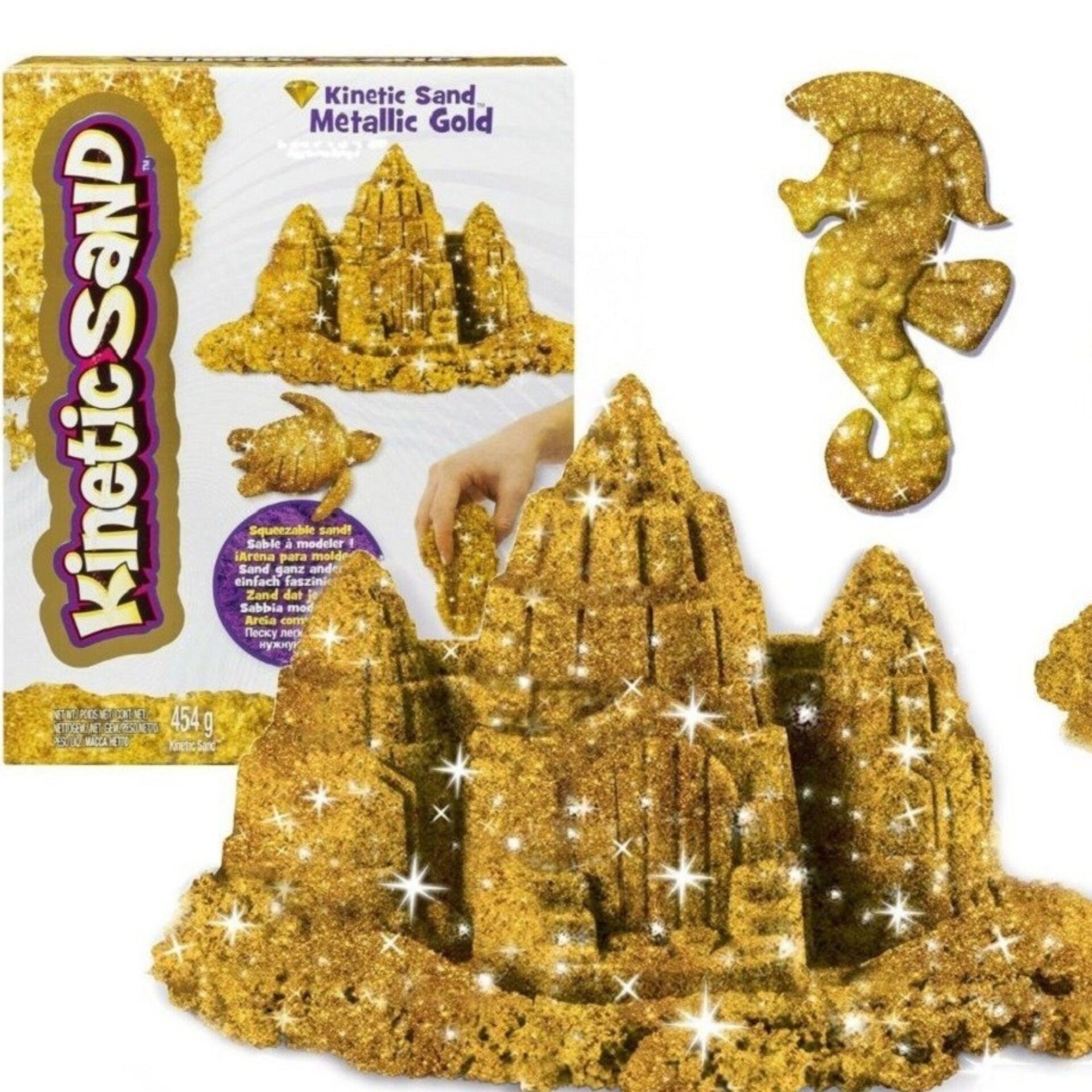 gold kinetic sand