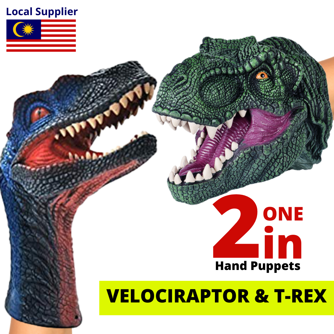 velociraptor hand puppet