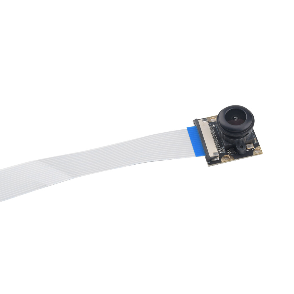 【Hàng Có Sẵn & Miễn Phí Vận Chuyển】máy Ảnh Raspberry Pi Thế Hệ 3/4 OV5647 Mô Đun Máy Ảnh Góc Rộng Mắt Cá 130 Độ 3B + 5 Triệu Pixel