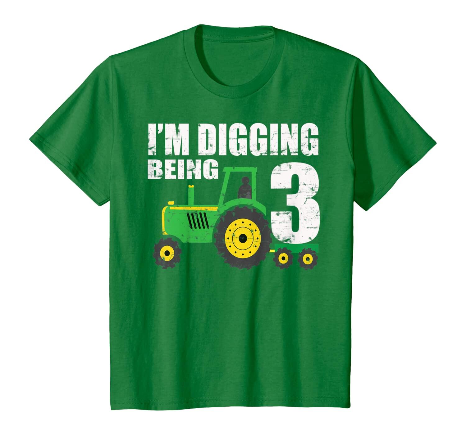 tractor birthday shirt
