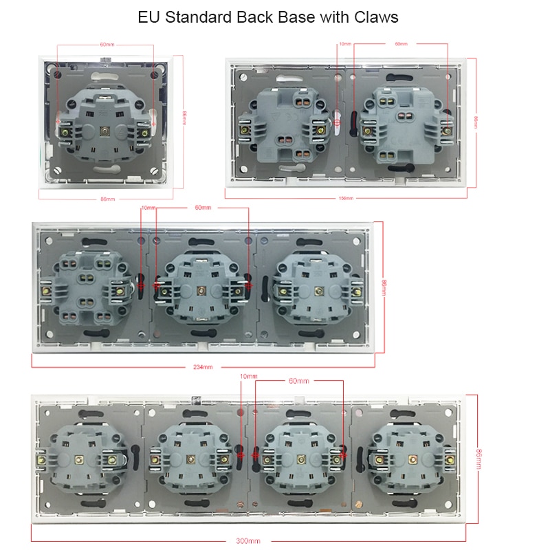 Ssr -10aa  25aa 40aa  Ac Control Ac Ssr White Shell Single Phase Solid State Relay Without Plastic Cover