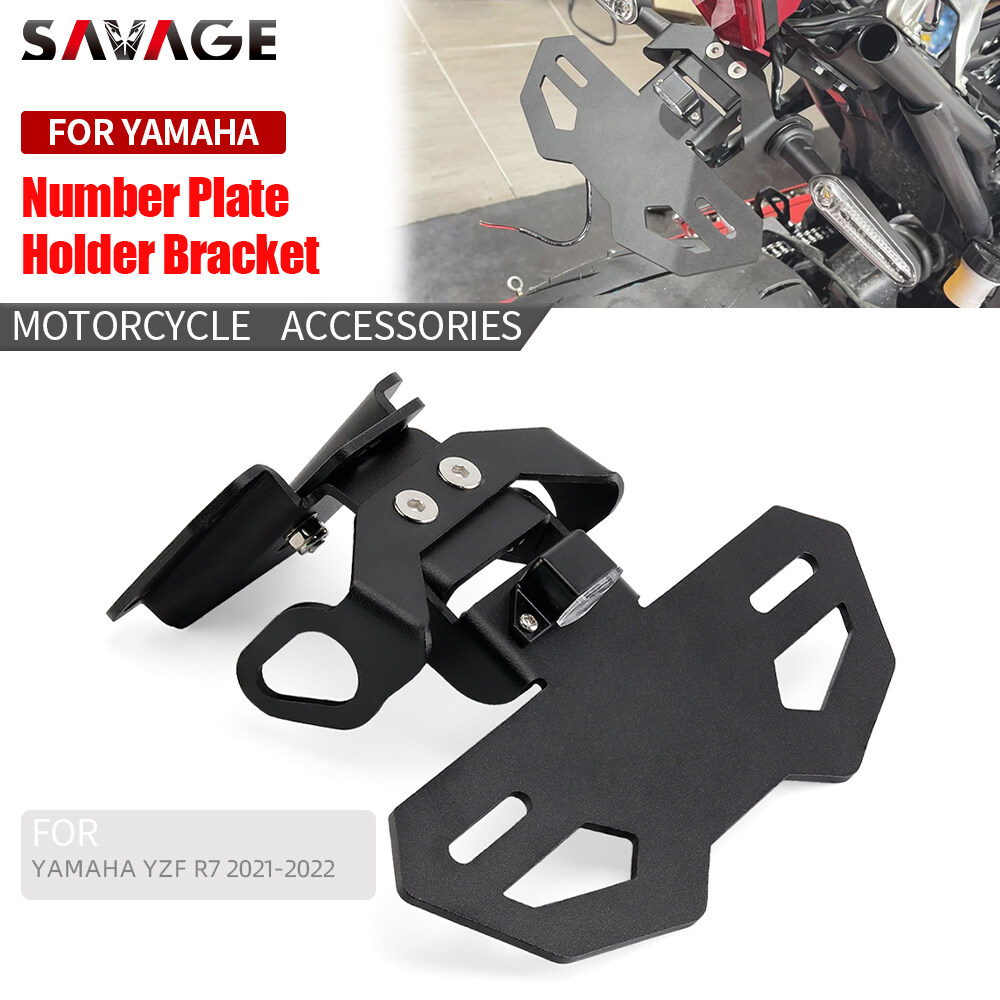 Number Plate Holder Bracket V2 For YAMAHA YZF R7 20212022 License