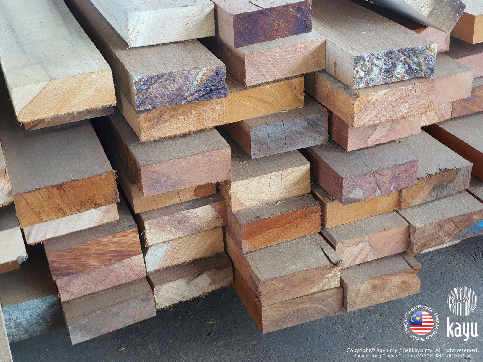 Balau Sawn Timber Solid Wood 2"x 6" (5') Lazada