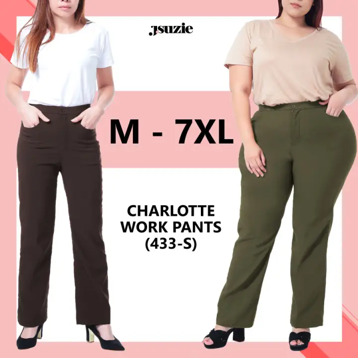 plus size khaki work pants