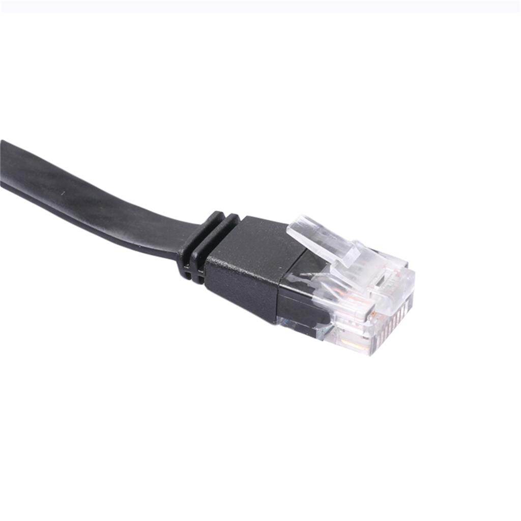 Shiwaki Ultra Flat CAT6 RJ45 Patch Ethernet LAN Lead Network Retractable Cable