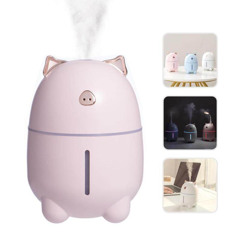 leegoal USB Cute Mini Cute Pig Humidifier Creative Night Light Office Desktop Humidifier Singapore