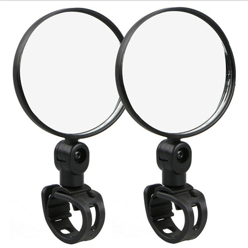 1pc Universal Bicycle Rearview Mirror Rotatable and Adjustable Rearview Mirror Suitable for Road and Mountain Bikes Wide-angle Bicycle Accessories