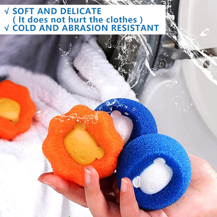 10Pcs Lint Balls For Washing Machine, Pet Hair Remover Washing Machine