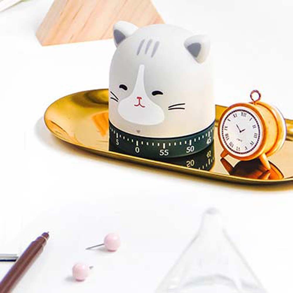 SDKIGVX Mechanical Multifunctional Study Countdown Household Home Time Reminder Kitchen Timer Alarm Clock Cooking Tool