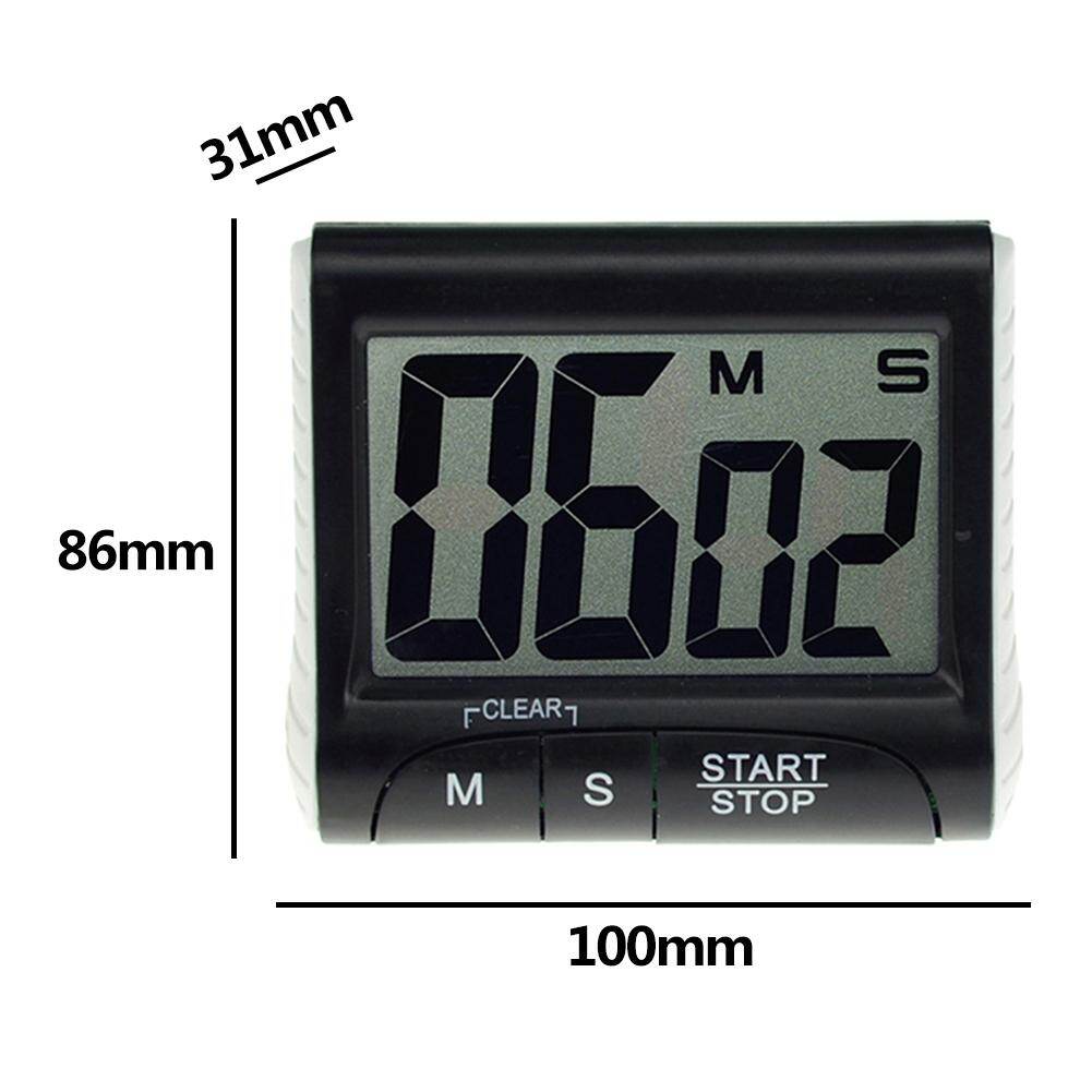 【Winnereco】Đồng Hồ Bấm Giờ Nhà Bếp Kỹ Thuật Số LCD Đồng Hồ Nam Châm Báo Thức Đếm Ngược Nấu Ăn
