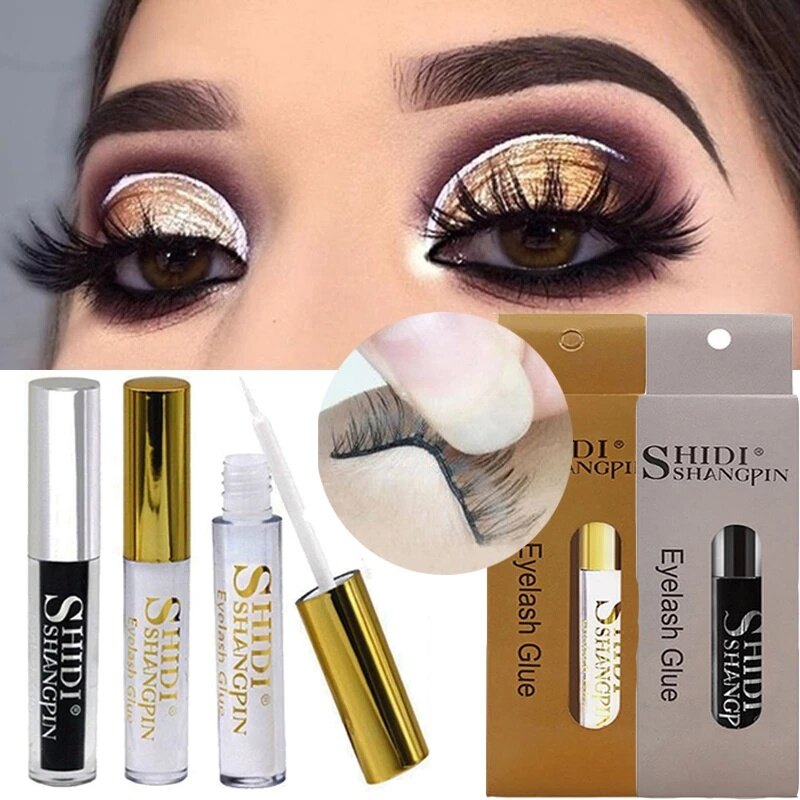 Mini Portable Eyelash Glue Lash Glue Clear Black Lashes Glues Mink Eyelashes Glues Cosmetic Tools Primer Dry Eyelash Glue