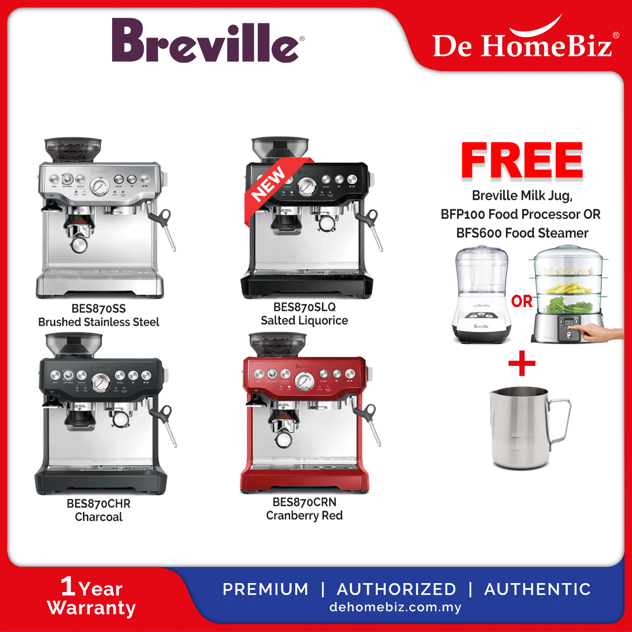 Breville BES870CRN Barista Express 