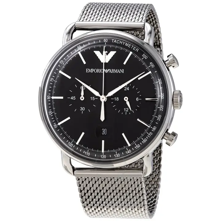 emporio armani aviator chronograph