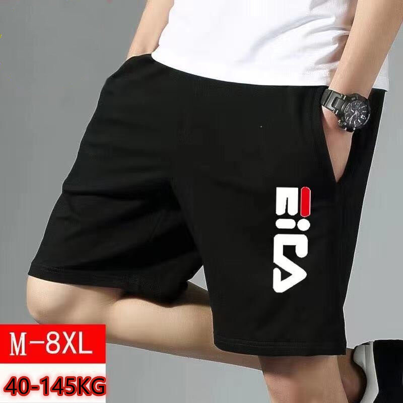 Lagre size 2021new fashion male summer casual straight pants for men's shorts capris hiphop loose plus size 5xl 6xl 7xl 8xl