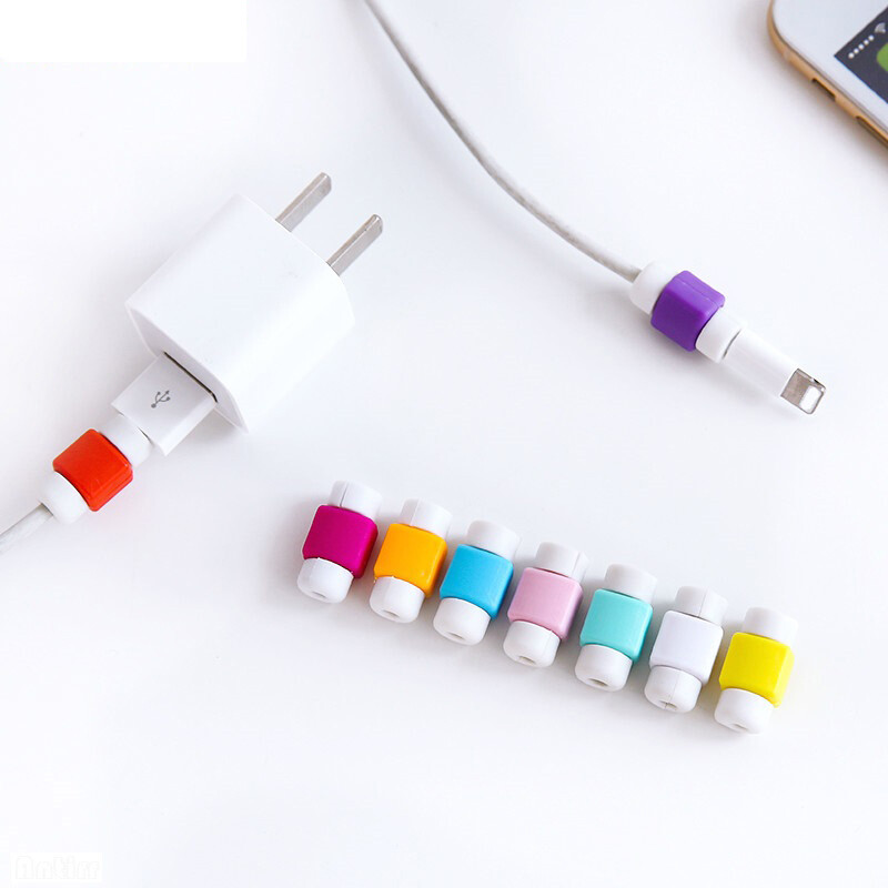 Cáp Sạc USB Dòng Dữ Liệu Vỏ Bảo Vệ Bảo Vệ Dây Tai Nghe Cho Điện Thoại Di Động iPhone iPad