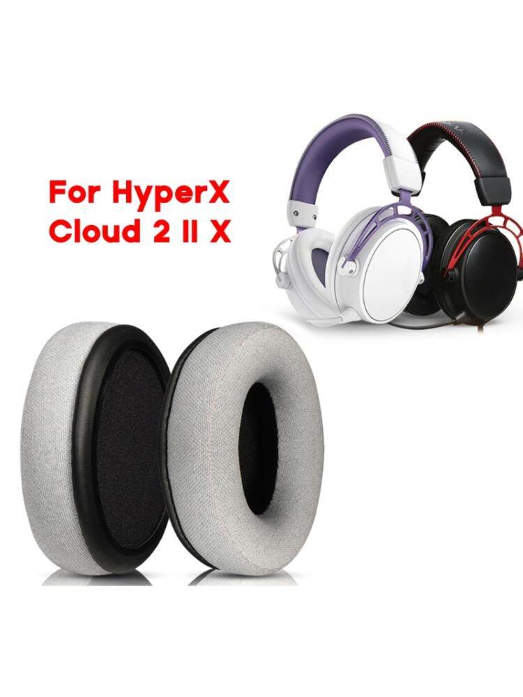 【Ready Stock】Soft Earpads Ear Pads for HyperX Cloud 2 II X Earphone Memory Sponge Earcups Easily Replaced Ear Cushion Replacement