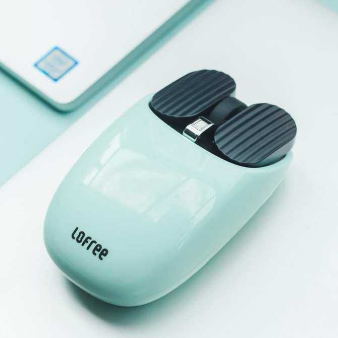 Xiaomi Mijia Lofree BT chuột không dây 2.4G BT chế độ kép kết nối cử chỉ trò chơi máy tính văn phòng chuột cho Windows