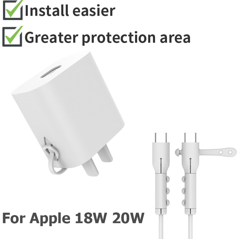 PD 18W 20W for iphone Original Charger protector cable cable organizer case ties holder