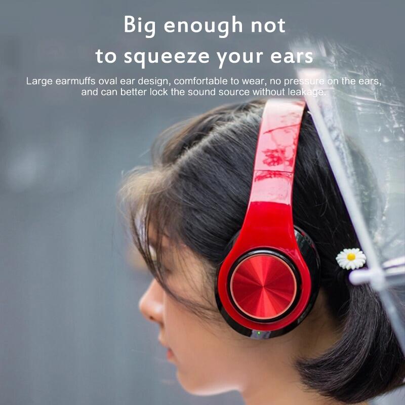 Tai Nghe Không Dây Bộ Tai Nghe Bluetooth Có Thể Gập Lại Có Thể Điều Chỉnh Tai Nghe Nhét Tai Rảnh Tay MIC Cho Đài Phát Thanh IOS Android PC