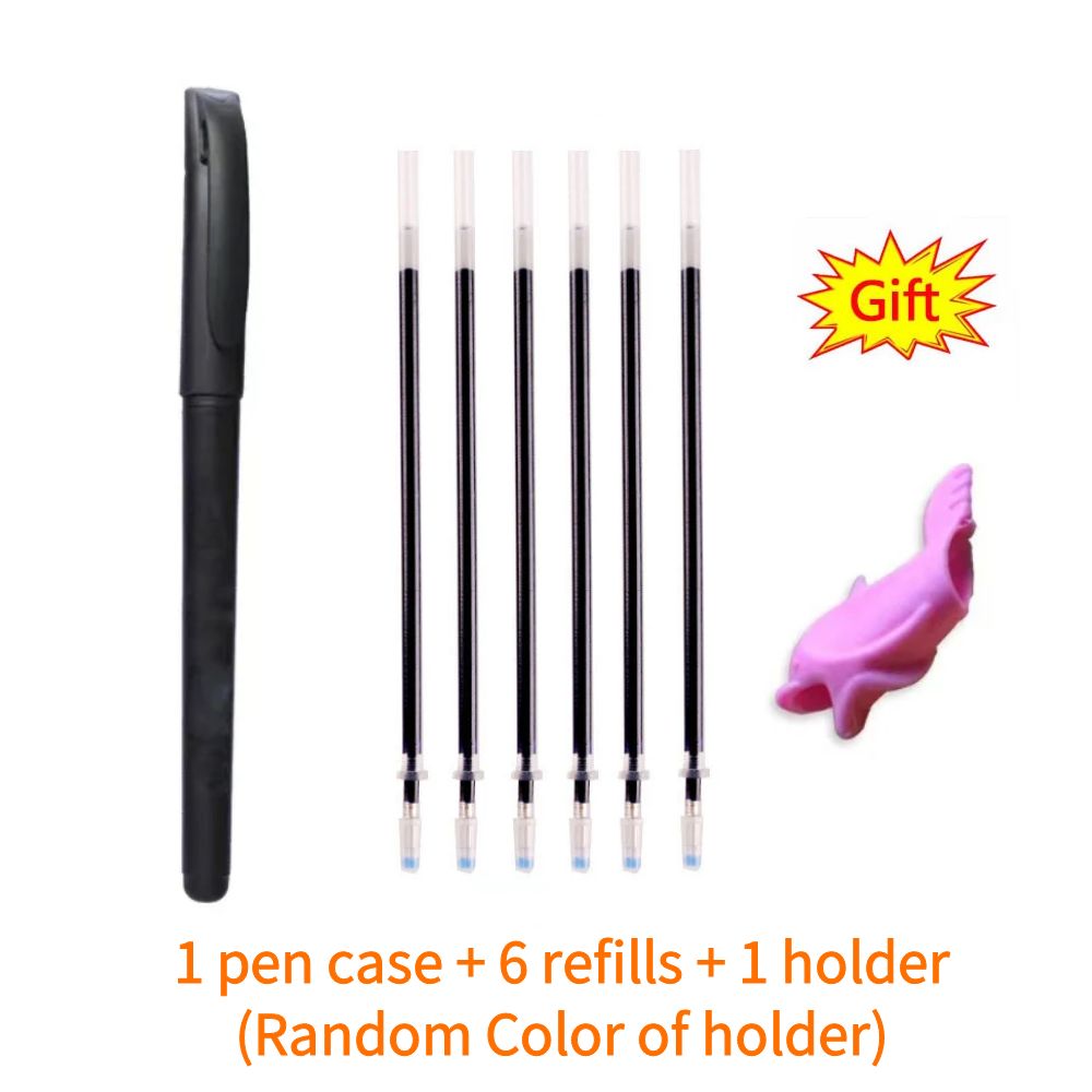 Tập Viết S bút ma thuật tập viết Vở Tập Viết cho thư pháp 4 cuốn sách + 1 Bút + 6 nạp + 1 Bút grip, trẻ em của copybook, trẻ em thực hành cuốn sách, cuốn sách từ ma thuật, giáo dục sớm bảng tính cho trẻ em