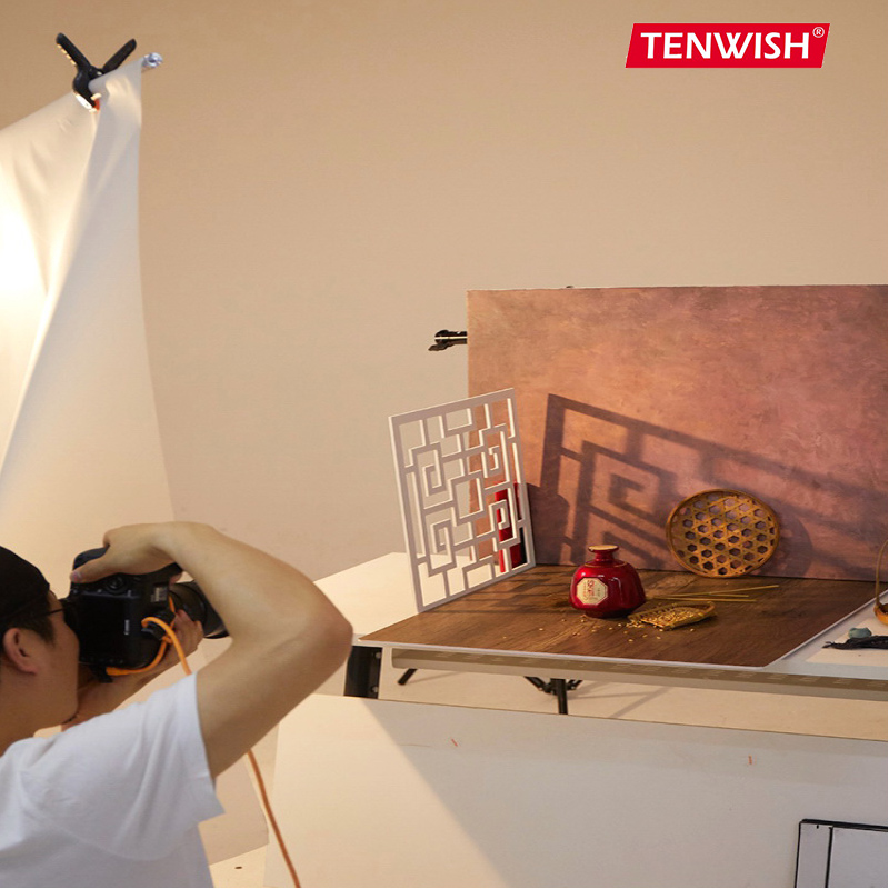 Tenwish Phông Nền Đạo Cụ Chụp Ảnh Khung Phong Cách Trung Quốc Cổ Điển Tạo Hiệu Ứng Ánh Sáng Nền Và Bóng Cho Phông Nền Studio Chụp Ảnh Phụ Kiện Chụp Ảnh