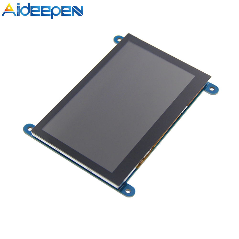 Aideepen Màn Hình 4.3 Inch Cho Raspberry Pi HDMI Với Màn Hình Cảm Ứng Điện Dung Độ Phân Giải 800*480 Hỗ Trợ Windows10/8/7 Cảm Ứng 5 Điểm Hỗ Trợ Cho Raspberry Pi 3B +/4B Điều Khiển Cảm Ứng Một Điểm Cảm Ứng USB