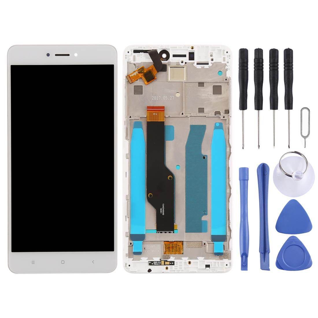 Màn Hình LCD Và Bộ Số Hóa Toàn Bộ Lắp Ráp Có Khung, Dành Cho Xiaomi Redmi Note 4X (Trắng)