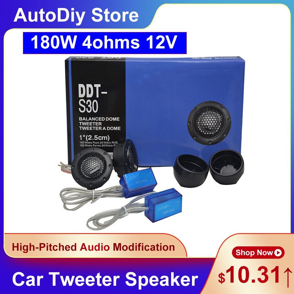 DDTS30 Universal Tweeter Auto Audio Modification 180W 4Ohms 12V Car