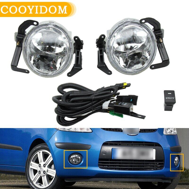 Daytime Running Light DRL Fog Lamp Front Bumper Fog Light Assembly For Hyundai I10 2008 2009