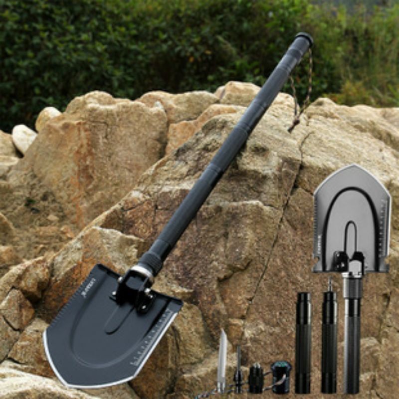 Xẻng đa năng phượt LVBA, size dài 97cm