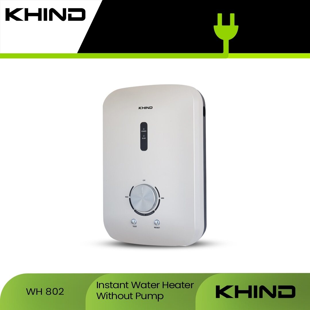 Khind Water Heater With Double Safety Feature WH802 (No Pump)WATER