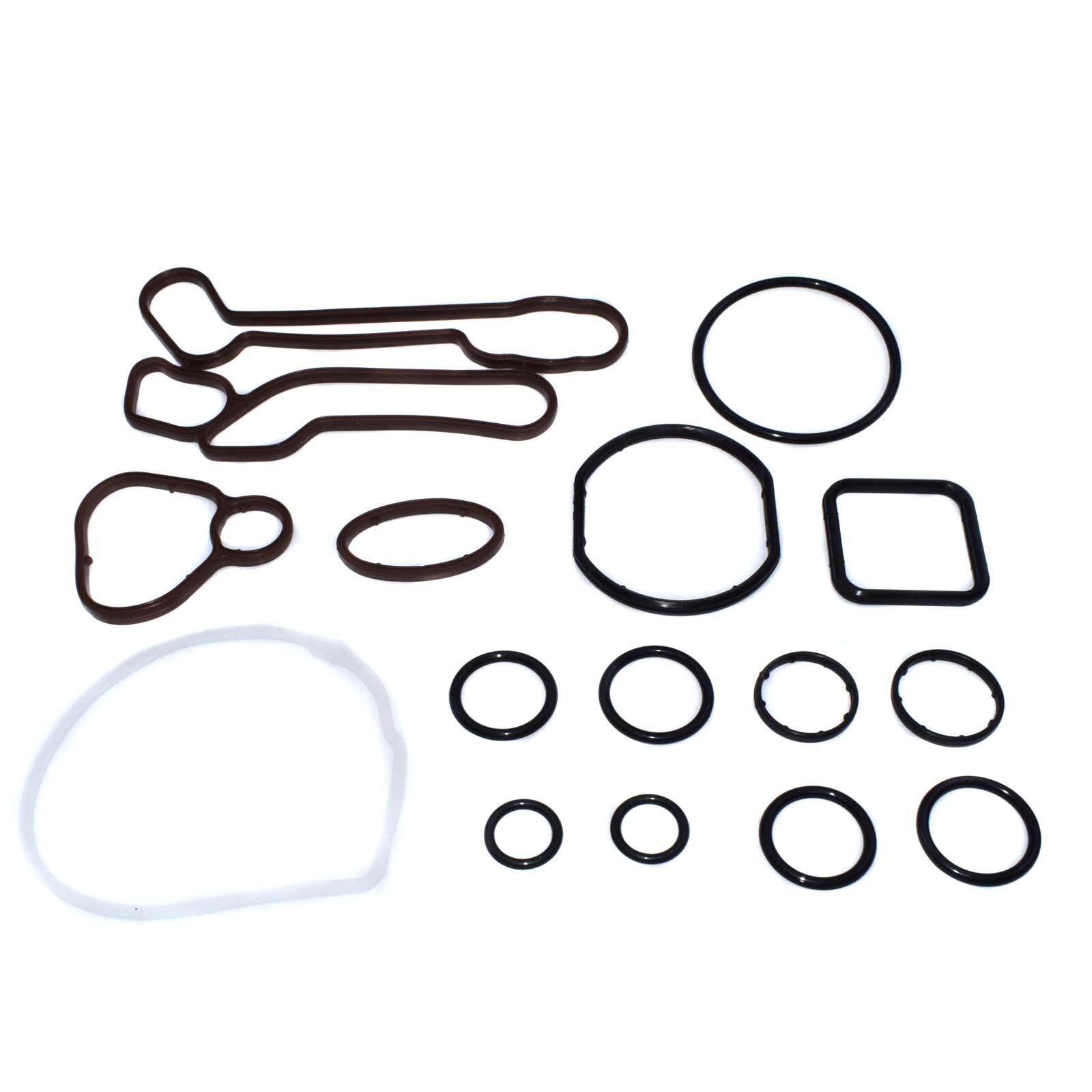 Mesin Gasket Pendingin Oli Set Segel 55571687 55354071 55355603 Pas untuk Chevrolet Pontiac Aveo Cruze Sonic Aturn Astra