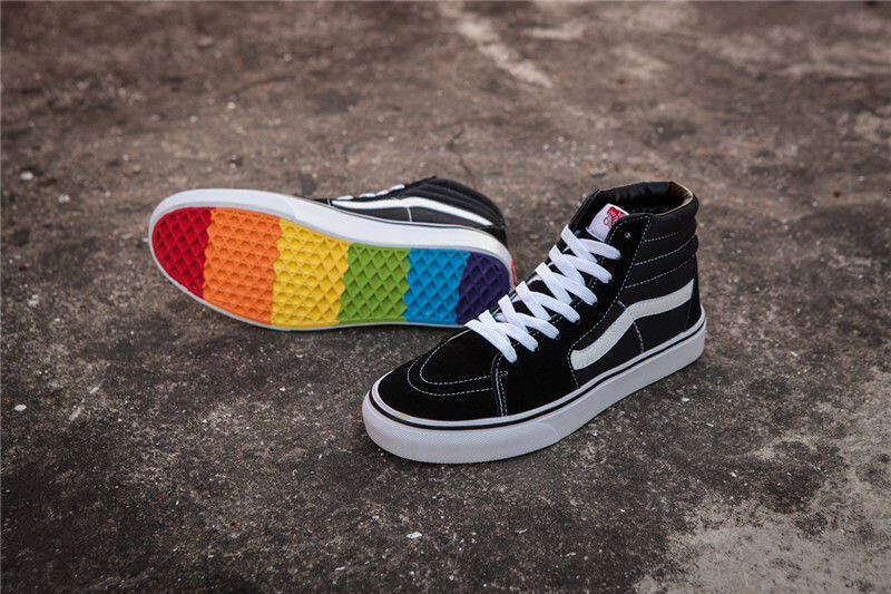 vans rainbow on bottom