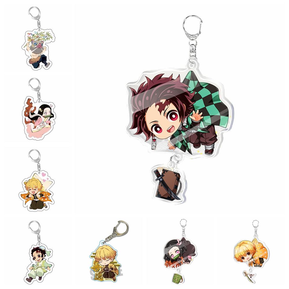 TANGXU926926929จี้การ์ตูนคอสเพลย์อนิเมะพวงกุญแจลายดาบพิฆาตอสูร Kamado ...