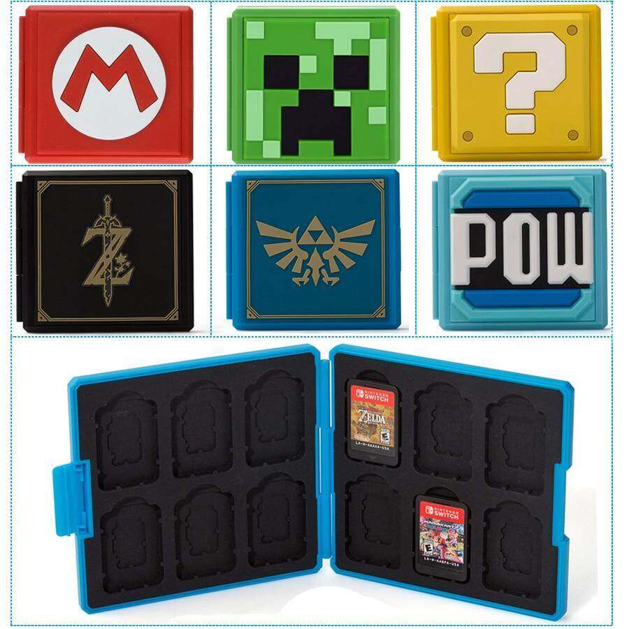 Hộp Đựng Nintendo Switch NS Thẻ Trò Chơi Vỏ Bảo Vệ Cho Bộ Chuyển Đổi Nintendo Phụ Kiện Chơi Game