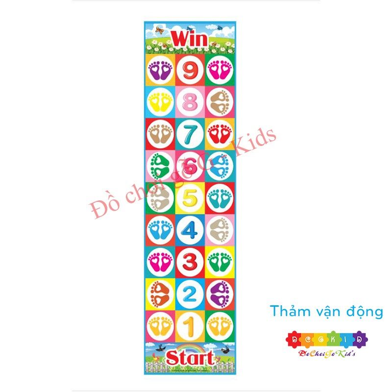 Jumping Mat - Thảm vận động cho bé, thảm nhảy lò cò