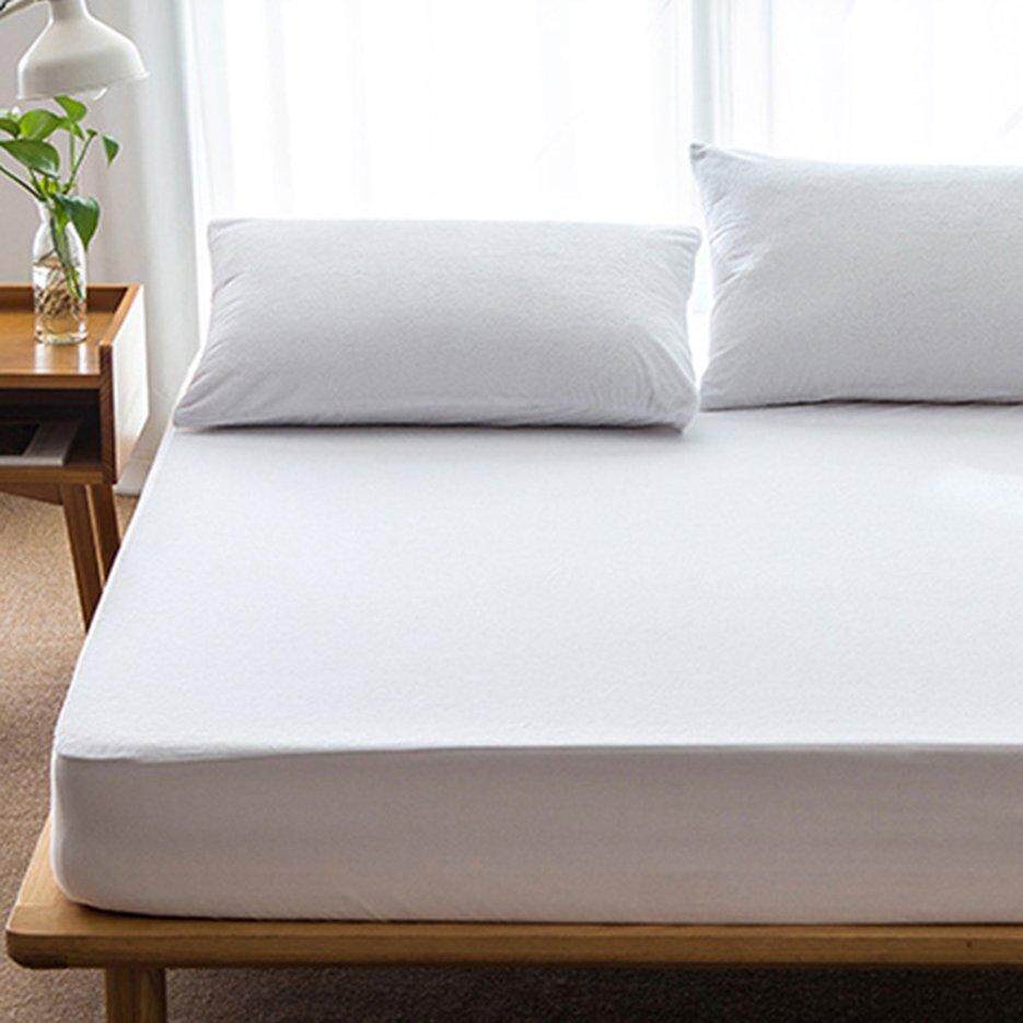 Nóng Người Bán Cotton Matress Bao Da Đồng Màu Chống Nước Chống Bụi Tấm Bảo Vệ Nệm