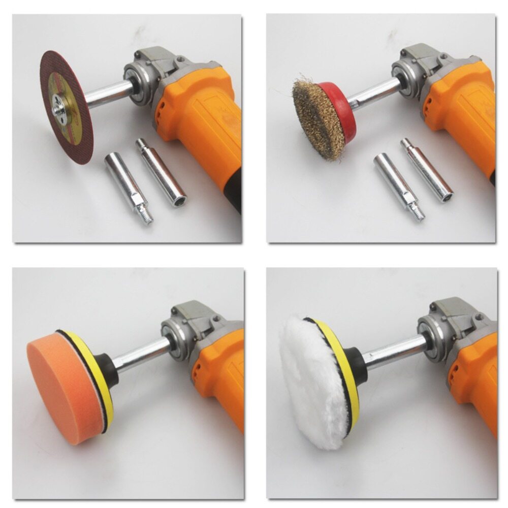 CUFF Durable With Nuts Workshop Tools Power Tool Acces Multi-Functional For Polishing Pad Grinding Adaptor Rotary Bit Extension Shaft Connection Adapter Tool Polisher Accessories