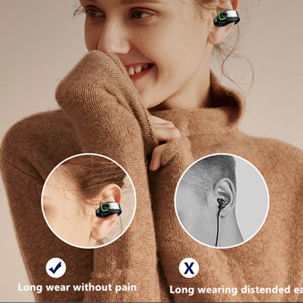 Tai nghe Stereo Hifi IPX4 không thấm nước tai nghe truyền âm qua xương nhẹ bluetooth-tương thích 5.3 Handfree trò chơi Bộ tai nghe thể thao