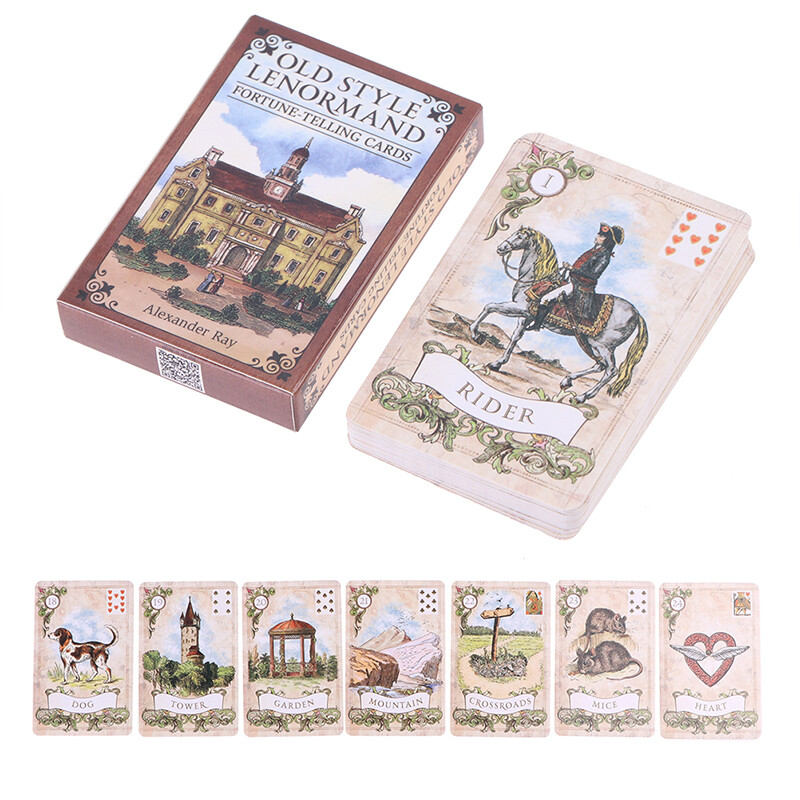 FOO[Ready Stock] Old Style Lenormand Oracle Card Tarot Card Party Prophecy Divination Board Game