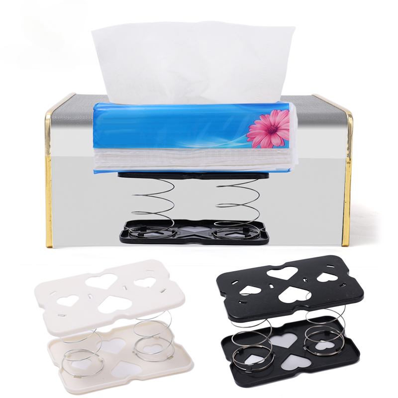 Hộ gia đình hộp đựng khăn giấy mùa xuân hỗ trợ khay giữ Sim điện thoại sáng tạo nâng tự động mùa xuân chủ