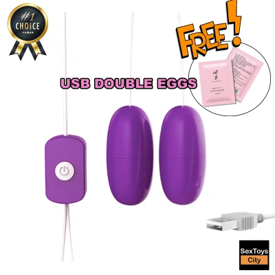 🔥 HOT Sale 🔥 Double Jump Egg Vibrator Bullet USB Jump Egg Vibrator For Woman Alat Mainan Vibrator Seks Untuk Wanita