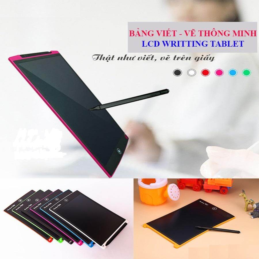 [bvtx] Bảng viết, bảng vẽ, tự xóa ,điện tử LCD thông minh, 8.5 inch, Pin dùng 2 năm cho bé học tập vẽ [Thao2] Dũng